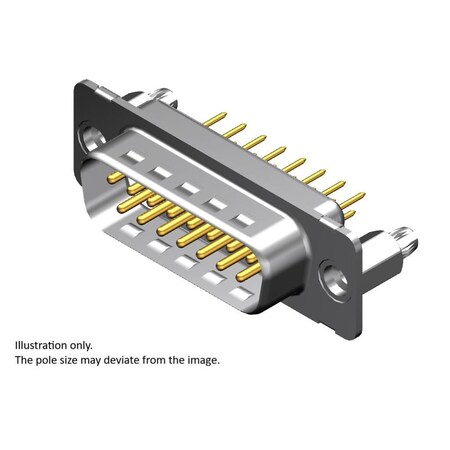 Molex Fct Dsub Str Pc Plg 09 Pn W/Snapin 1731091070